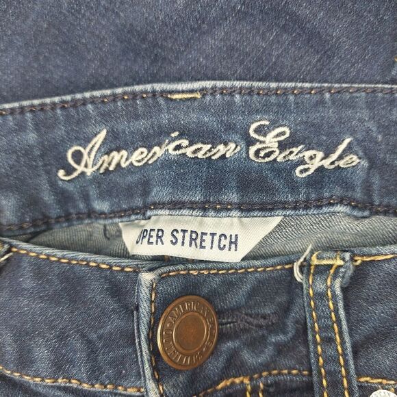 Woman's American Eagle Super Stretch Skinny Jeans sz 2 - Picture 8 of 9